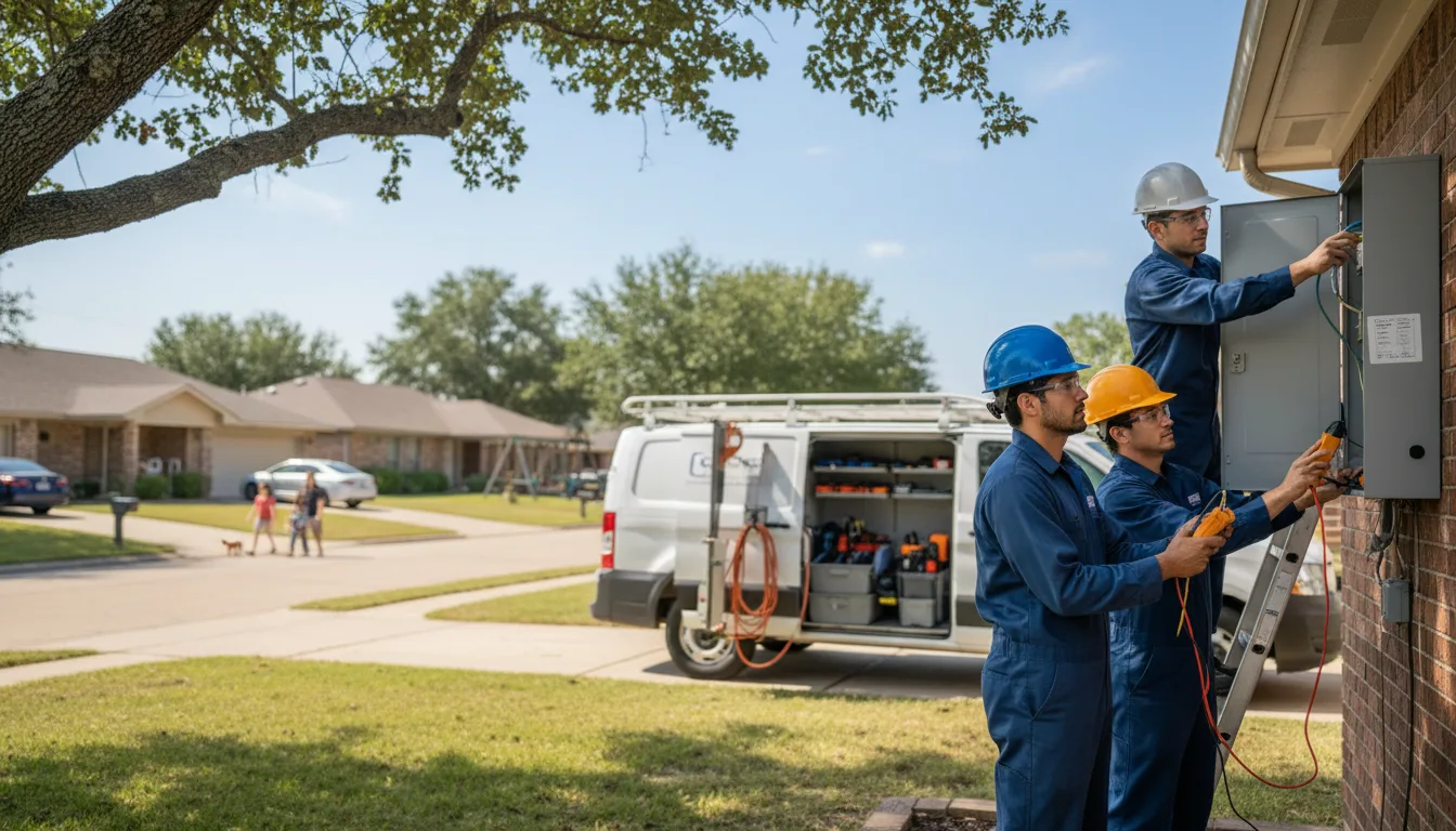 Certified electrician providing emergency electrical services in Copeland, FL